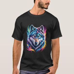 Aquarell-Splash-Fuchs Farbige Grafik Süße Füchse T-Shirt