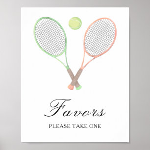 Aquarell-Sport-Brautjunggesellinnenparty - Geschen Poster
