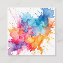 Aquarell-Spritzer-Regenbogen