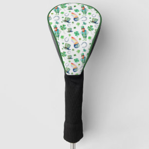 Aquarell-St Patrick Tagesmuster Golf Headcover