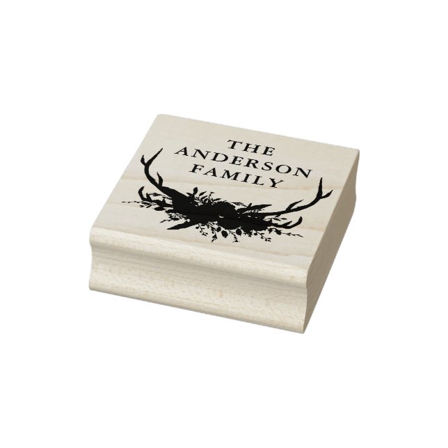 Aquarell Steppenblütenterrasse Moderne Eleganz Gummistempel (Stempel)