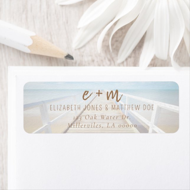 Aquarell-Strandhochzeit (Insitu)