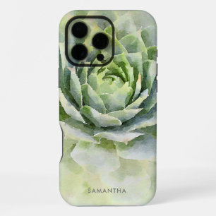 Aquarell Sukkulente individuell iPhone 16 Pro Max Hülle