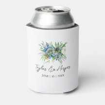 Aquarell Sukkulenten Blumenstrauß Boho Hochzeit