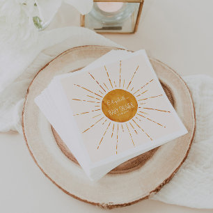 Aquarell Sunshine Baby Dusche  Serviette