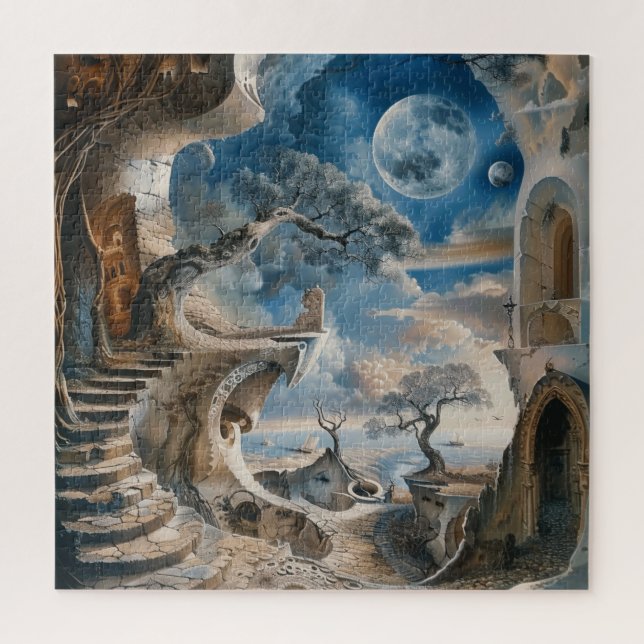 Aquarell-Surrealismus-Puzzle Puzzle (Vertikal)