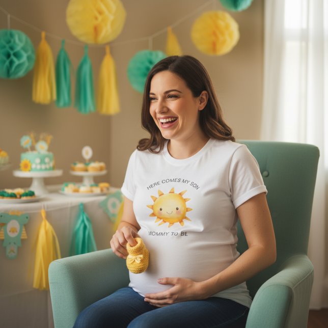 Aquarell süß einfache Sonnige Mama-wird- Tee (Von Creator hochgeladen)