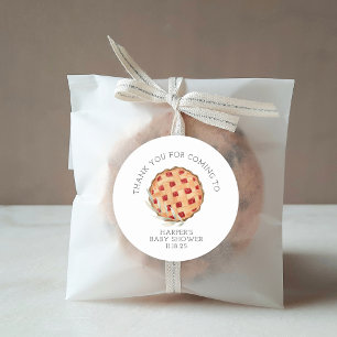 Aquarell Süsse Backen Danke Runder Aufkleber