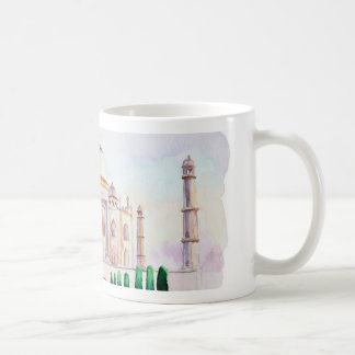 Aquarell Taj Mahal Kaffeetasse