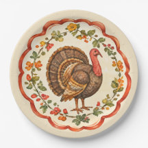 Aquarell Thanksgiving Truthahn