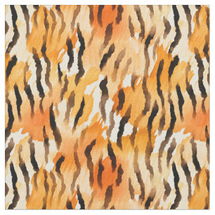 Aquarell-Tigerstreifen Stoff