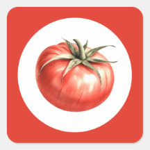 Aquarell-Tomaten-Illustration