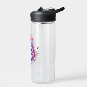 Aquarell trinkflasche