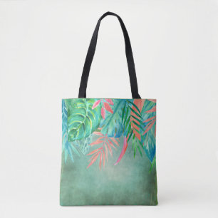 Aquarell-Tropenmotive Überall-Tasche