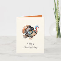 Aquarell Türkei glückliches Thanksgiving-Unternehm