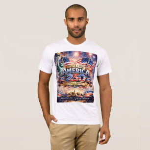 Aquarell Unabhängigkeitstag T-Shirt