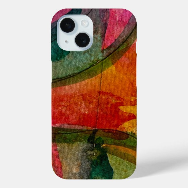 Aquarell und Abstrakte Ausdruckskunst Case-Mate iPhone Hülle (Rückseite)