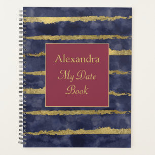 Aquarell und Gold Personalisiert Planer