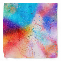 Aquarell und Paint-Spritzer