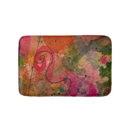 Aquarell und Tinte Abstrakte Hübsche Malerei Art Badematte