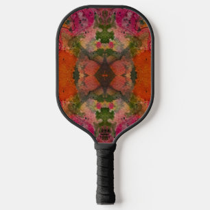 Aquarell und Tinte Abstrakte Hübsche Malerei Art Pickleball Schläger