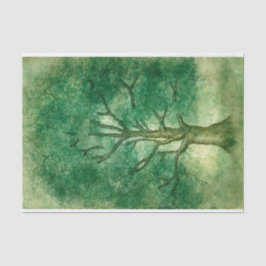 Aquarell und Tintenfisch Seidenpapier