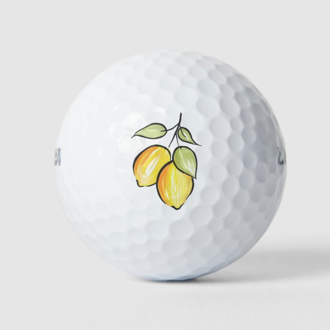 Aquarell und Tintenkläranlagen Golfball (Vorderseite)