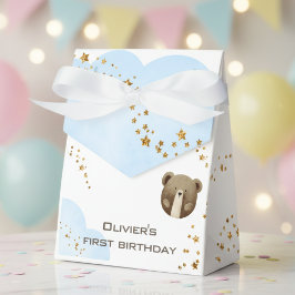 Aquarell unser kleiner Bär ist ein Baby Geburtstag Geschenkschachtel