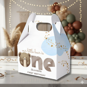 Aquarell unser kleiner Bär ist ein Baby Geburtstag Geschenkschachtel