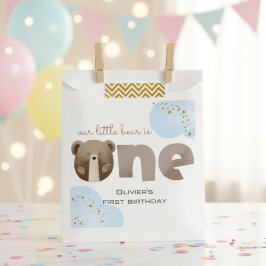 Aquarell unser kleiner Bär ist ein Baby Geburtstag Geschenktütchen