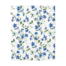 Aquarell vergessen Sie mich nicht Blume