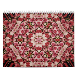 Aquarell Vintage Floral Geometrisch Kalender