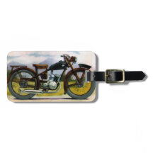 Aquarell-Vintage-Motorrad