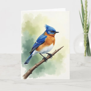 Aquarell-Vogel-Artkarte Karte