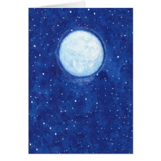Aquarell-Vollmond