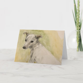 Aquarell von Chihuahua auf Grußkarte Dankeskarte