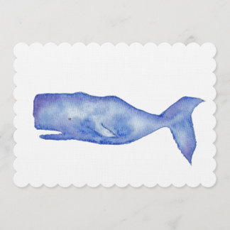 Aquarell Wal  Einladung