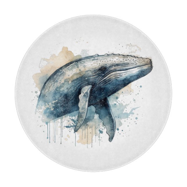 Aquarell-Wal-Wunder Schneidebrett (Vorderseite)