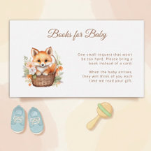 Aquarell-Wald-Fuchs-Blumen-Bücher für Baby