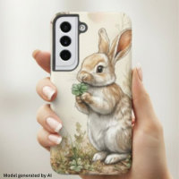 Aquarell-Wald-Hase-Natur