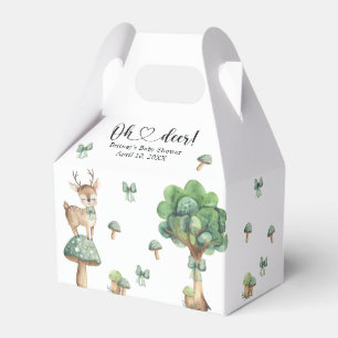 Aquarell-Waldhirsch-Baby-Party Geschenkschachtel