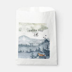 Aquarell-Waldtiere-Junggesellinnen-Abschied Geschenktütchen