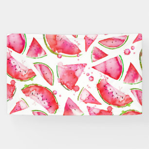 Aquarell Wassermelone 1 Banner
