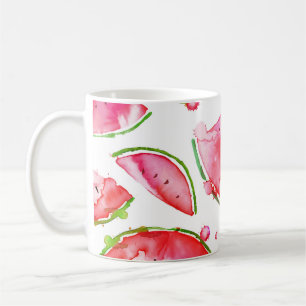 Aquarell Wassermelone 1 Kaffeetasse