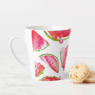 Aquarell Wassermelone 1 Milchtasse