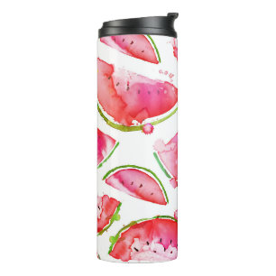 Aquarell Wassermelone 1 Thermosbecher