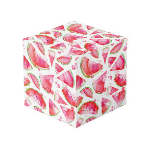 Aquarell Wassermelone 1 Würfel