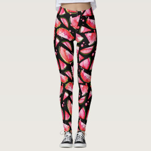 Aquarell Wassermelone 2 Leggings