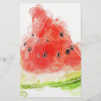 Aquarell-Wassermelone Briefpapier