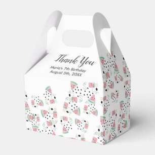 Aquarell Wassermelone Kritzeleien Geburtstagsfeier Geschenkschachtel